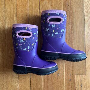 Girls Bog Unicorn Snow Boots (SIZE 11C)
